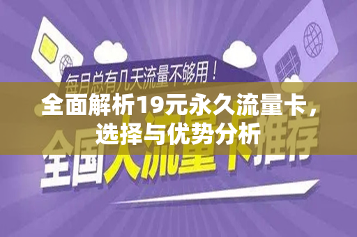 全面解析19元永久流量卡，选择与优势分析