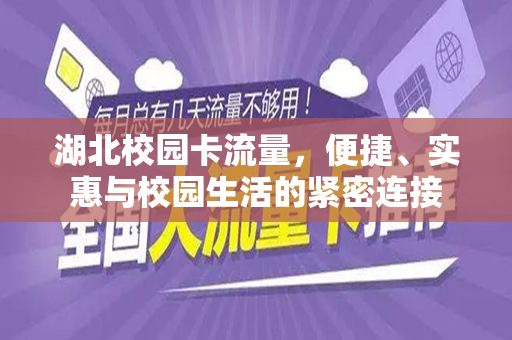 湖北校园卡流量，便捷、实惠与校园生活的紧密连接