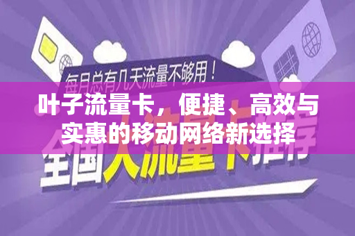 叶子流量卡，便捷、高效与实惠的移动网络新选择