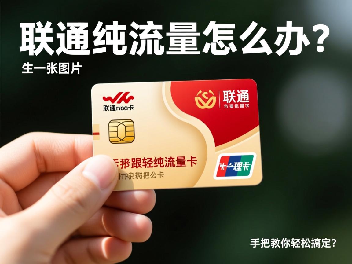 联通纯流量卡怎么办理?手把手教你轻松搞定