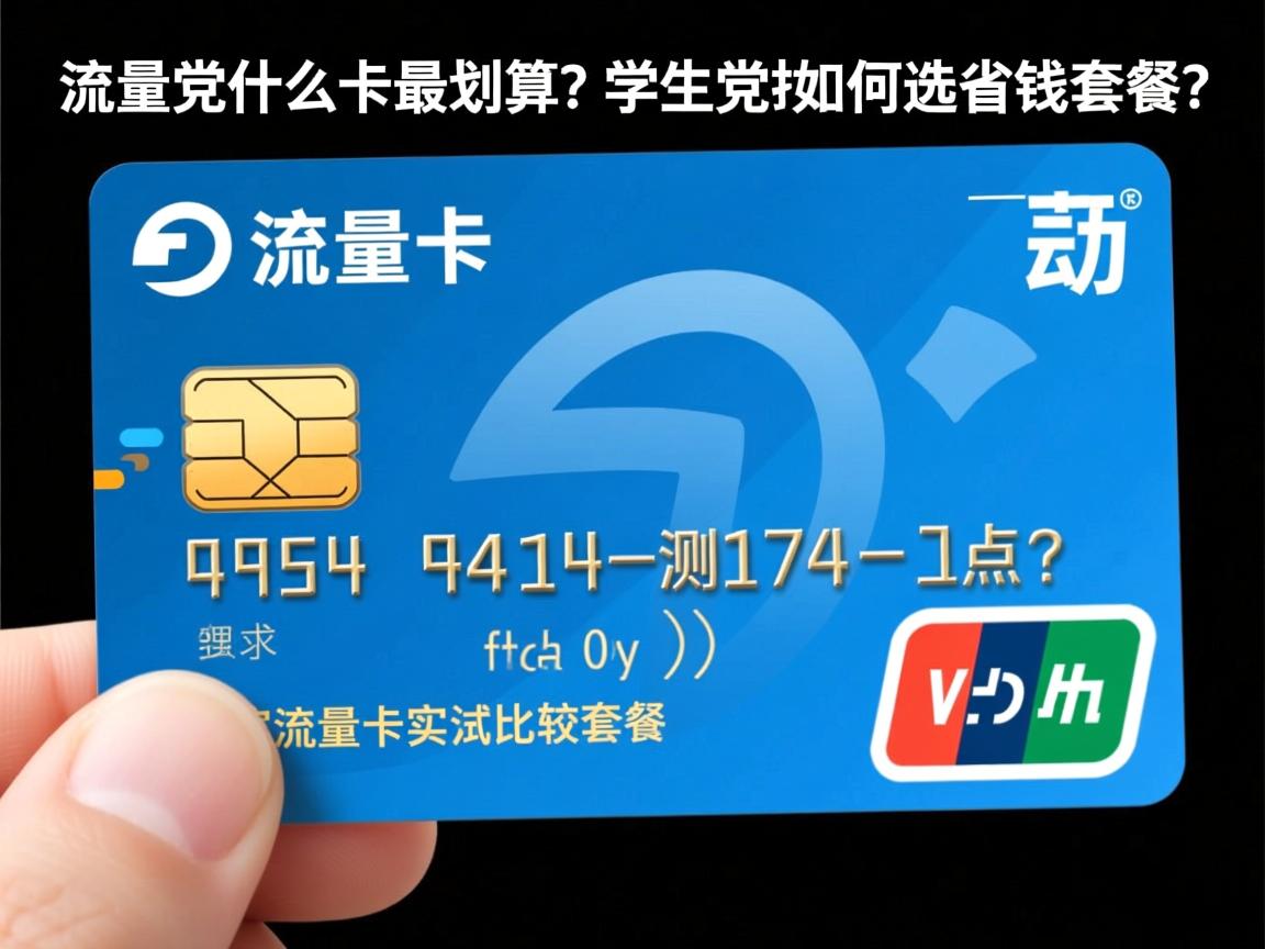 流量卡什么卡最划算?学生党如何选省钱套餐,便宜流量卡实测比较指南