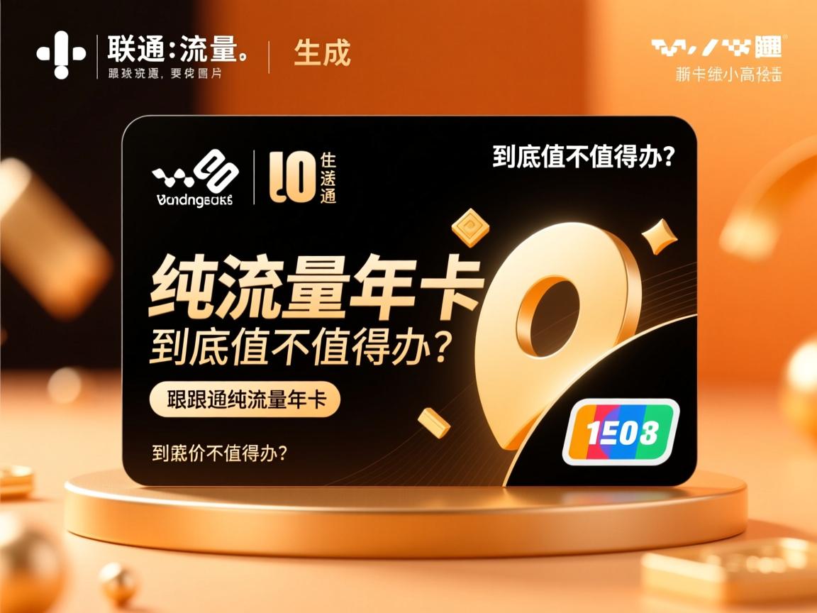 联通纯流量年卡到底值不值得办?