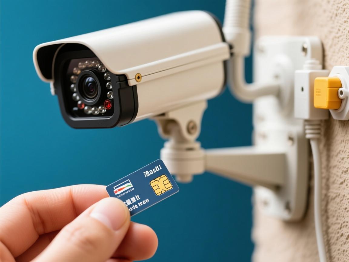 监控摄像头能直接插流量卡工作吗?