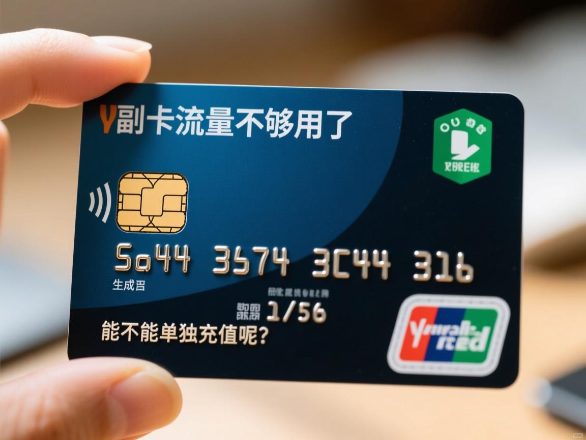 副卡流量不够用了,能不能单独充值呢?