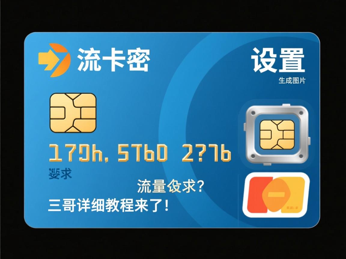 流量卡密怎么设置？三哥详细教程来了！
