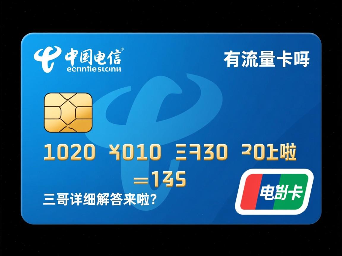 电信有流量卡吗？三哥详细解答来啦
