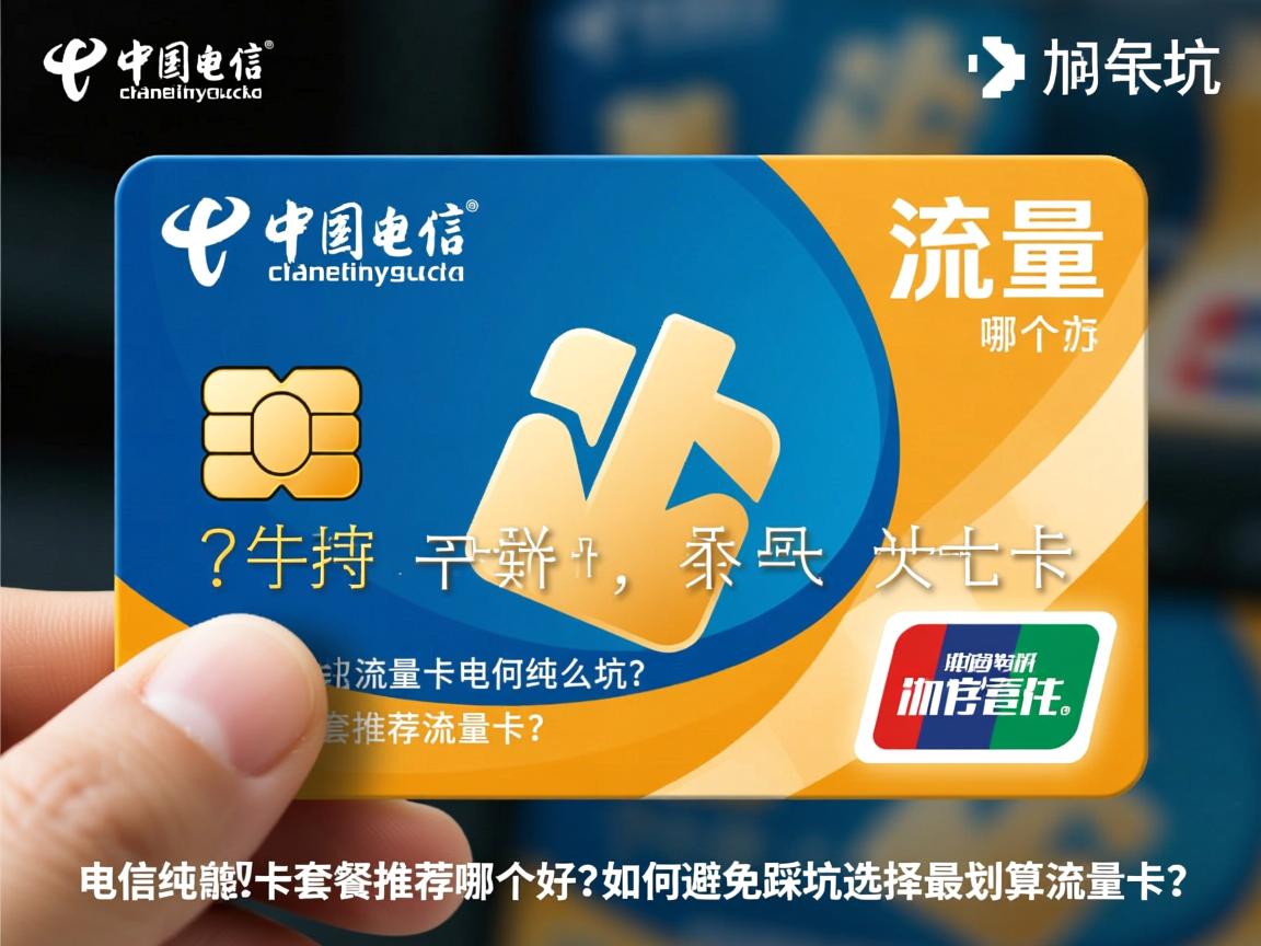 中国电信纯流量卡怎么办理？电信纯流量卡套餐推荐哪个好？如何避免踩坑选择最划算流量卡？