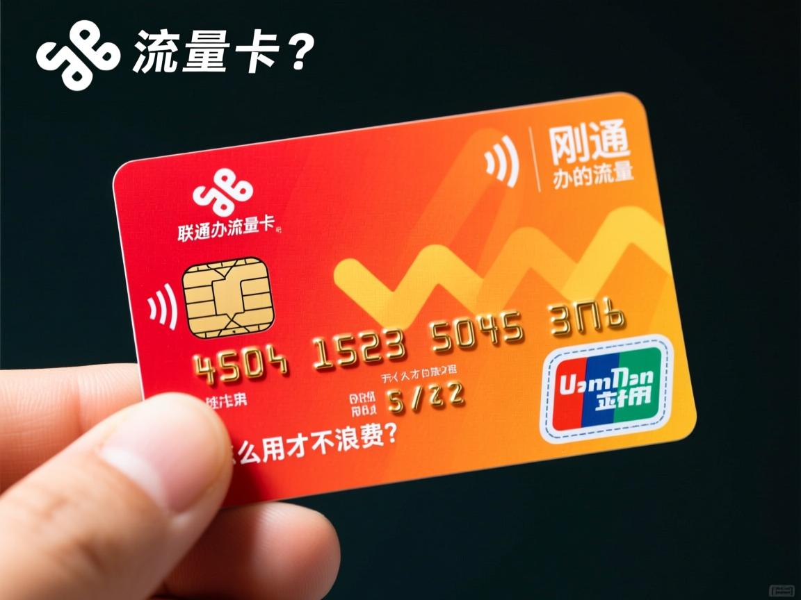 刚办的联通流量卡，怎么用才不浪费？