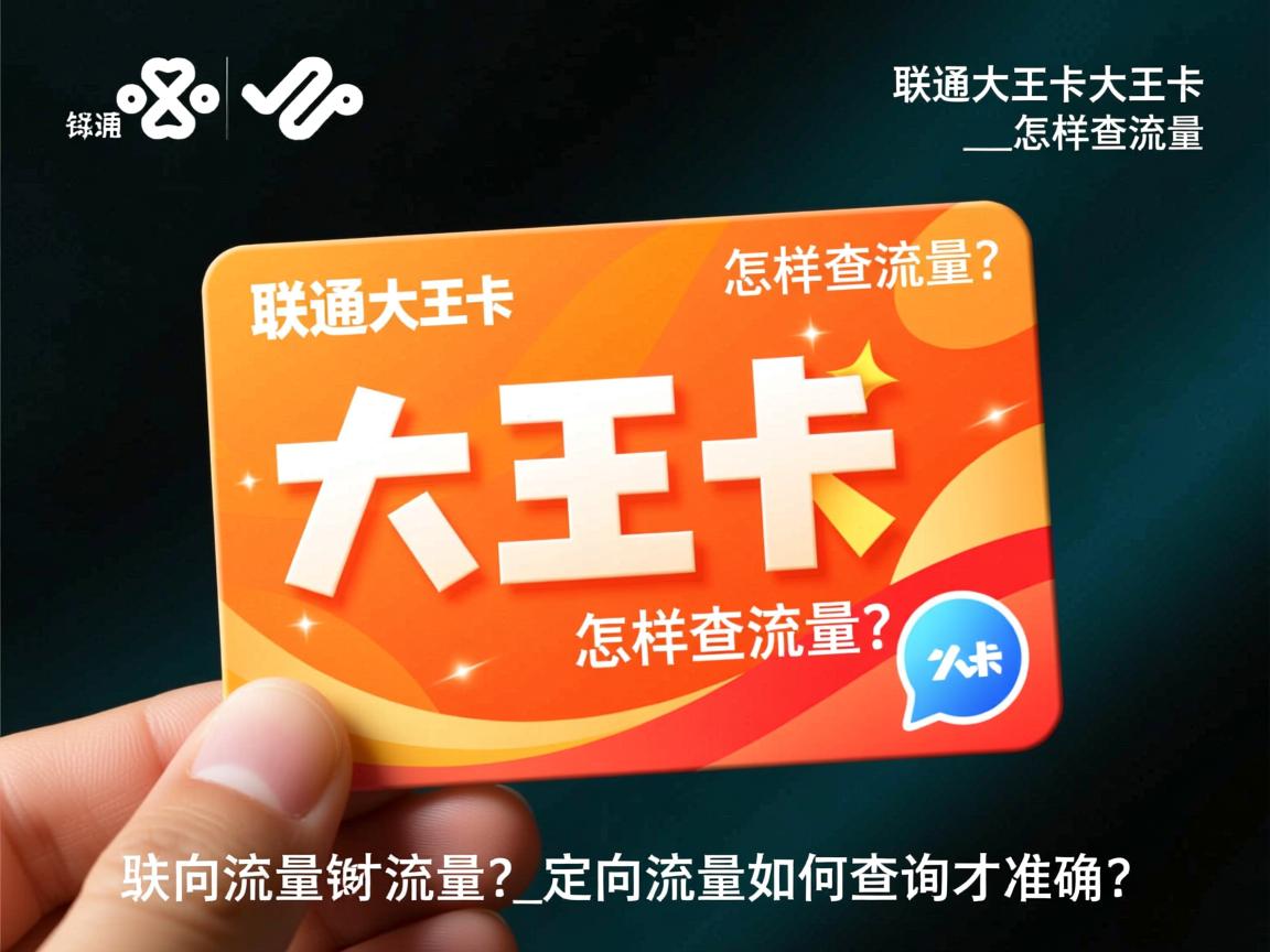 联通大王卡怎样查流量？_定向流量如何查询才准确？