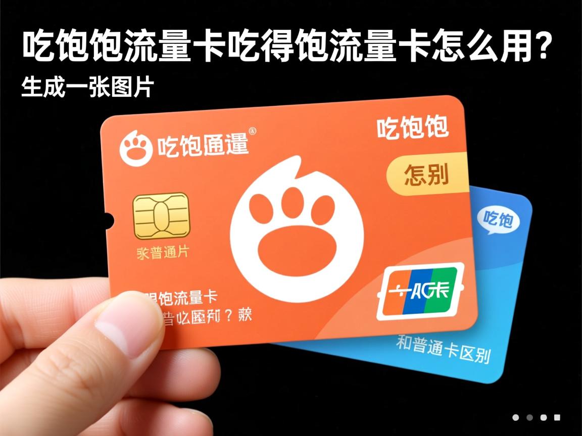 吃得饱流量卡吃得饱流量卡怎么用？吃得饱流量卡和普通卡区别？