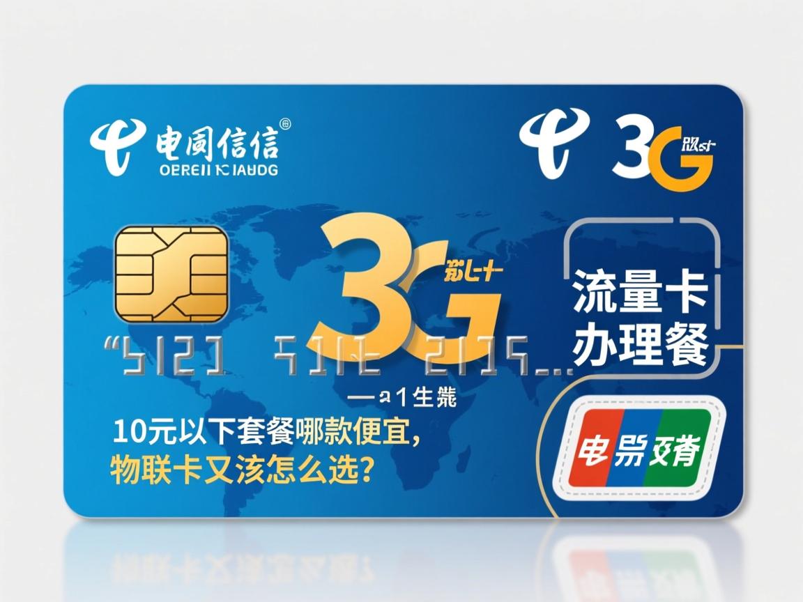 3g流量卡套餐_现在还能办理吗？电信10元以下套餐哪款最便宜，物联卡又该怎么选？