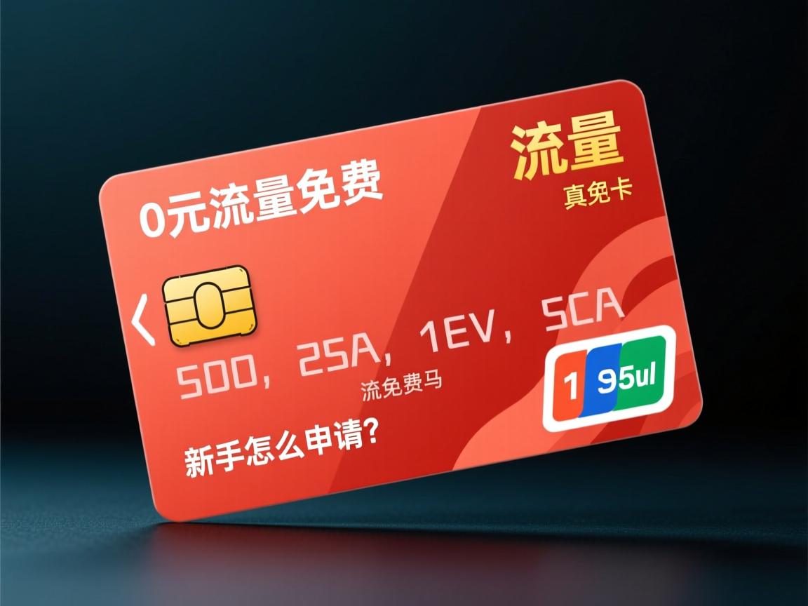 0元流量卡真的免费吗，新手该怎么申请？