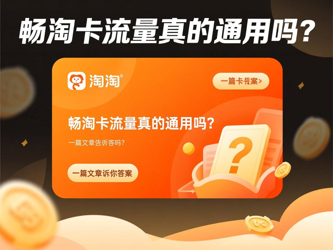 畅淘卡流量真的通用吗？一篇文章告诉你答案