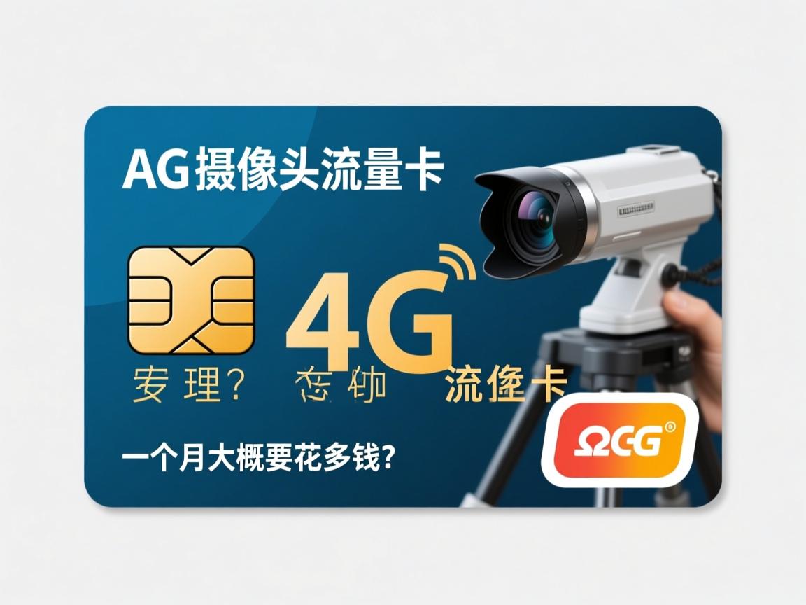 4g摄像头流量卡从哪办理？办理渠道有哪些，专用卡又该怎么选，一个月大概要花多少钱？