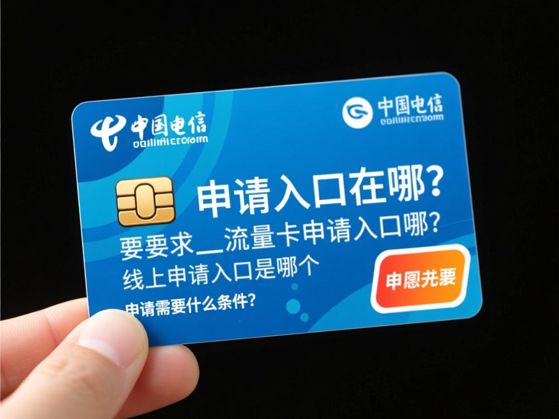 电信流量卡申请入口在哪？线上申请入口是哪个_申请需要什么条件？