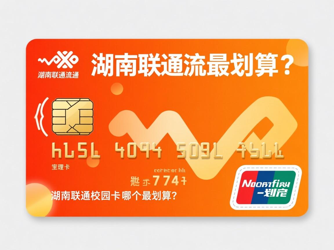 湖南联通流量卡哪个最划算？_湖南联通校园卡办理流程详解