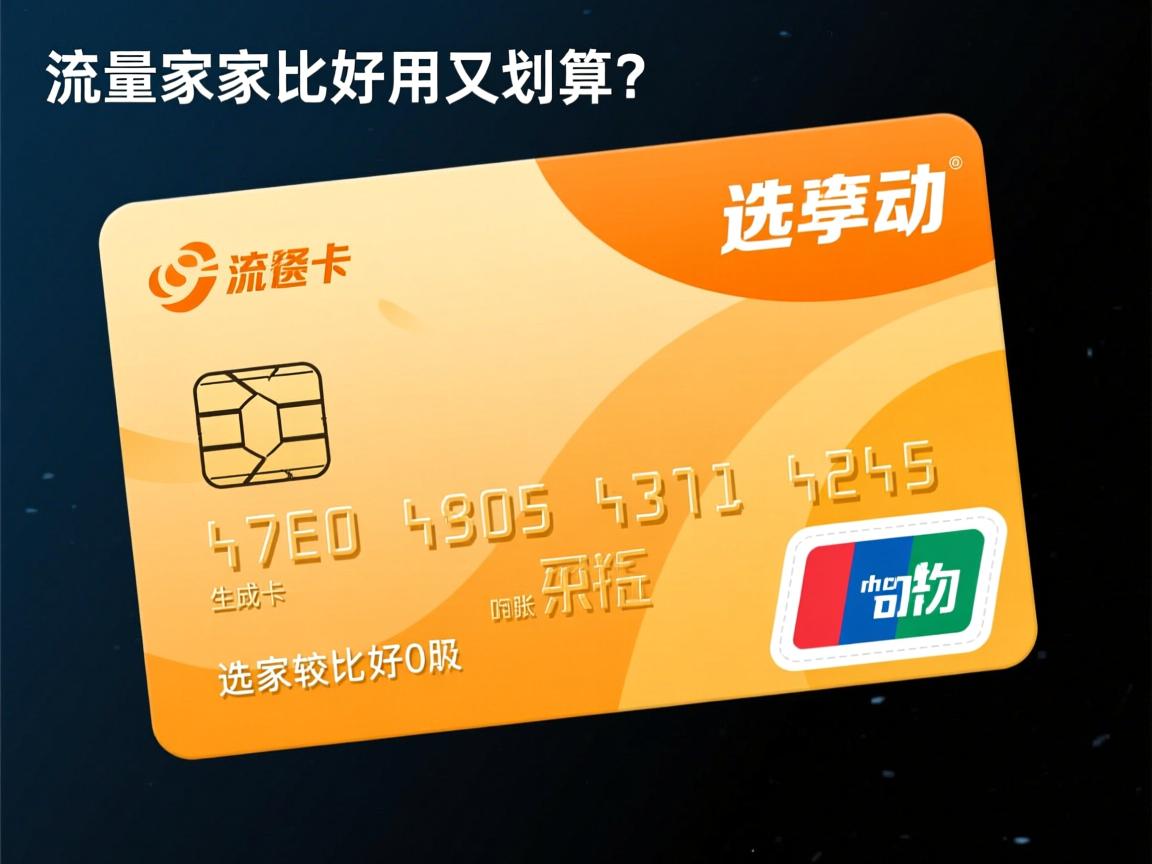 现在流量卡选哪家比较好用又划算？