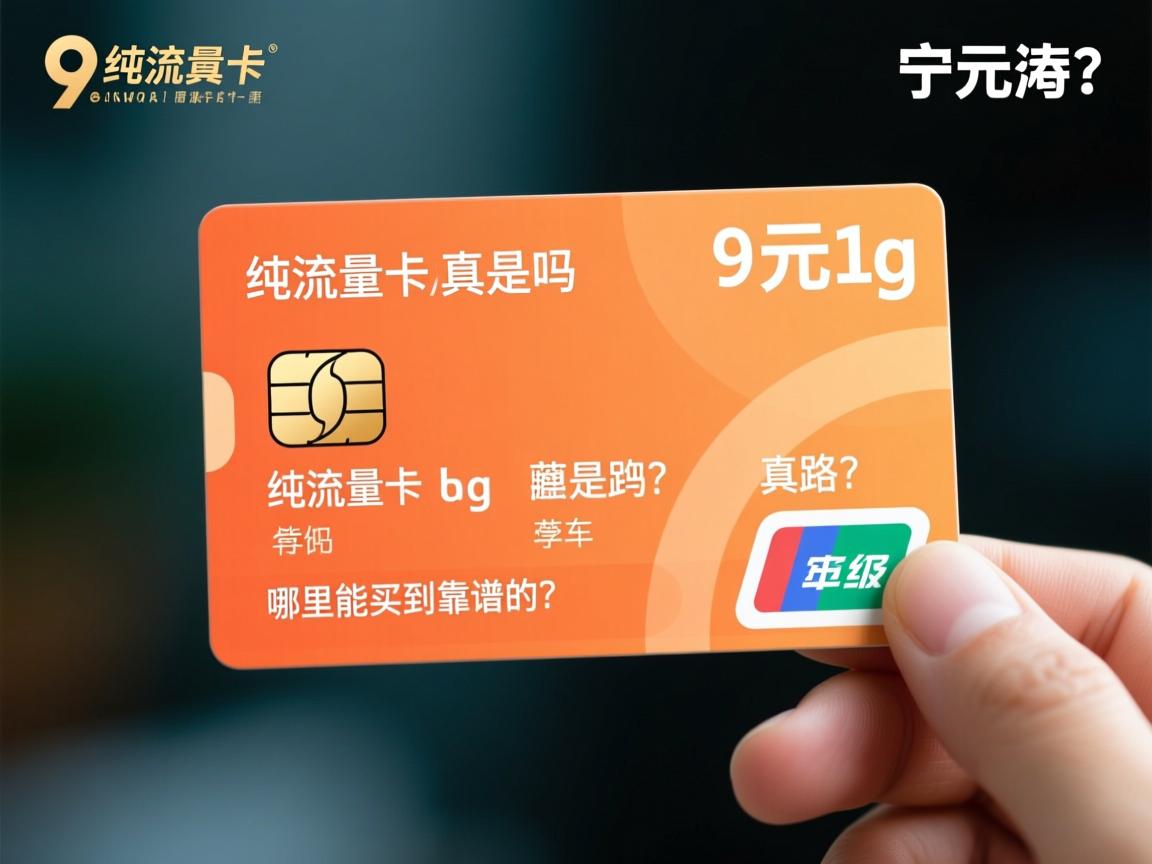 9元1g纯流量卡是真的吗，有哪些隐藏套路，哪里能买到靠谱的？