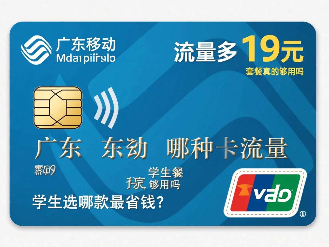 广东移动哪种卡流量多,19元套餐真的够用吗,学生选哪款最省钱？