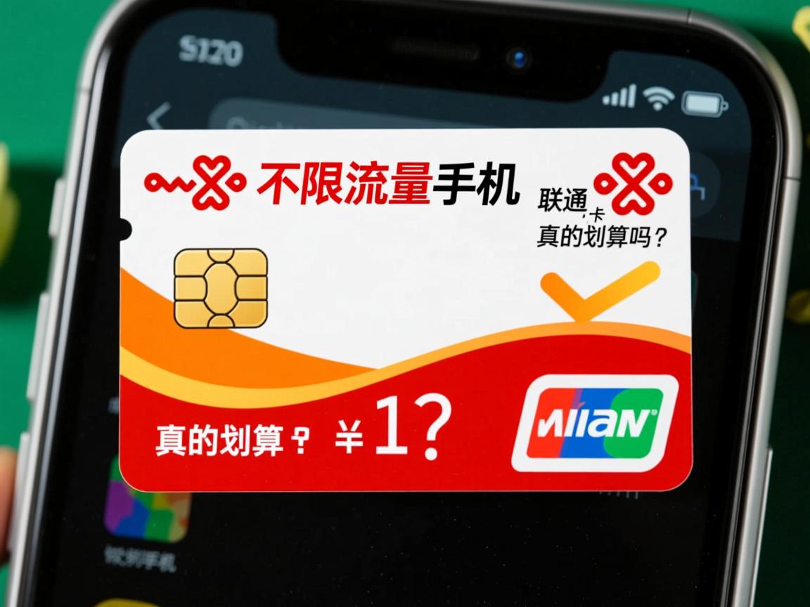 联通不限流量手机卡真的划算吗？