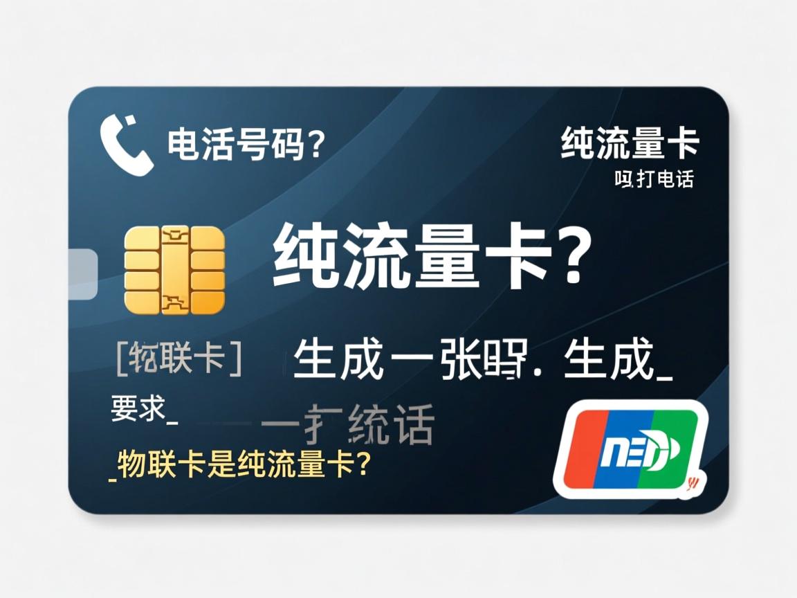 纯流量卡有电话号码吗？纯流量卡可以打电话吗_物联卡是纯流量卡吗？