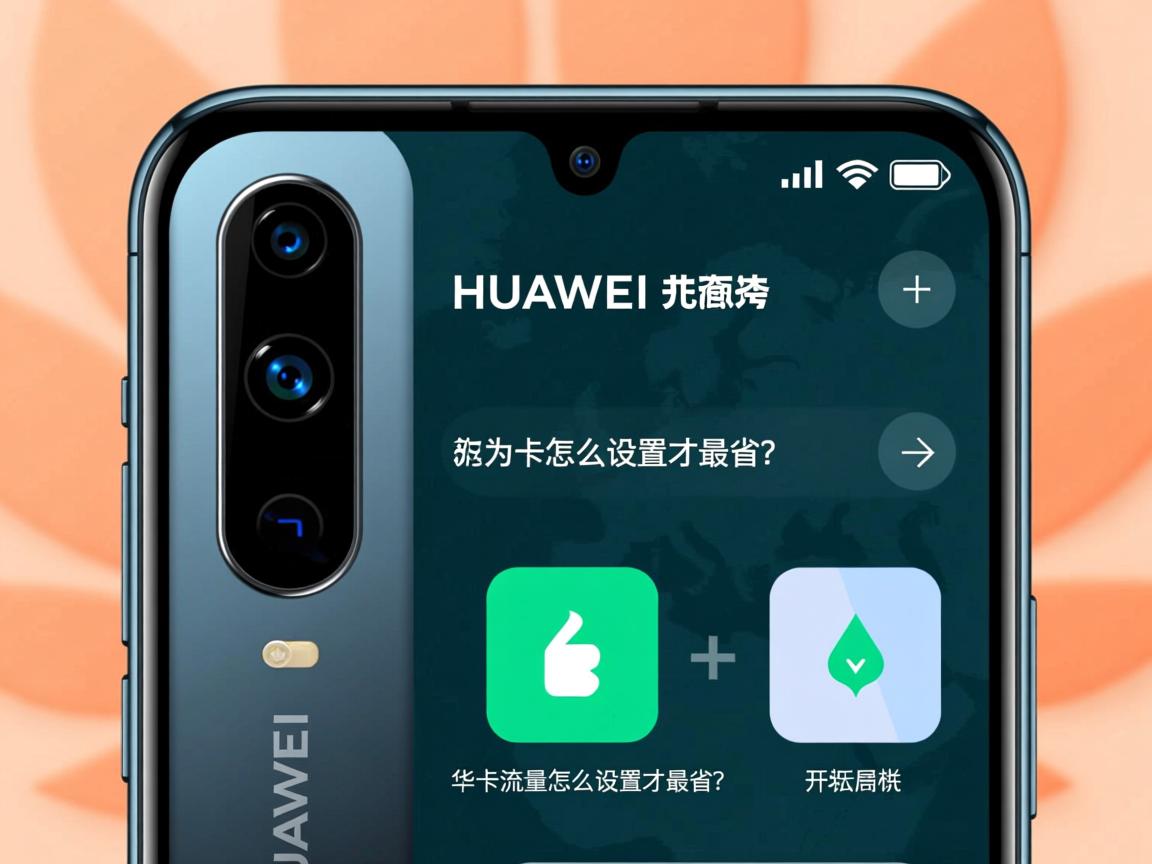 华为双卡流量怎么设置才最省？