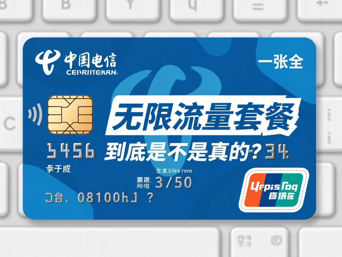 电信卡的无限流量套餐，到底是不是真的？