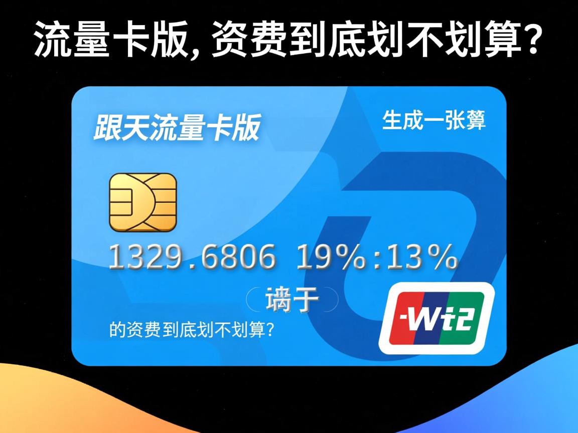 楚天流量卡版的资费到底划不划算？