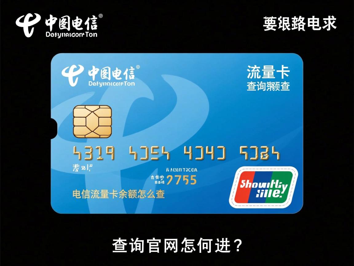 电信流量卡查询余额怎么查_电信流量卡查询官网怎么进？