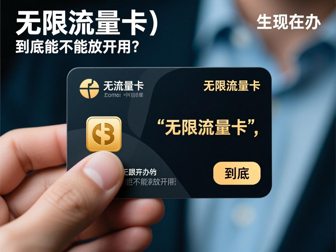 现在办的“无限流量卡”，到底能不能放开用？