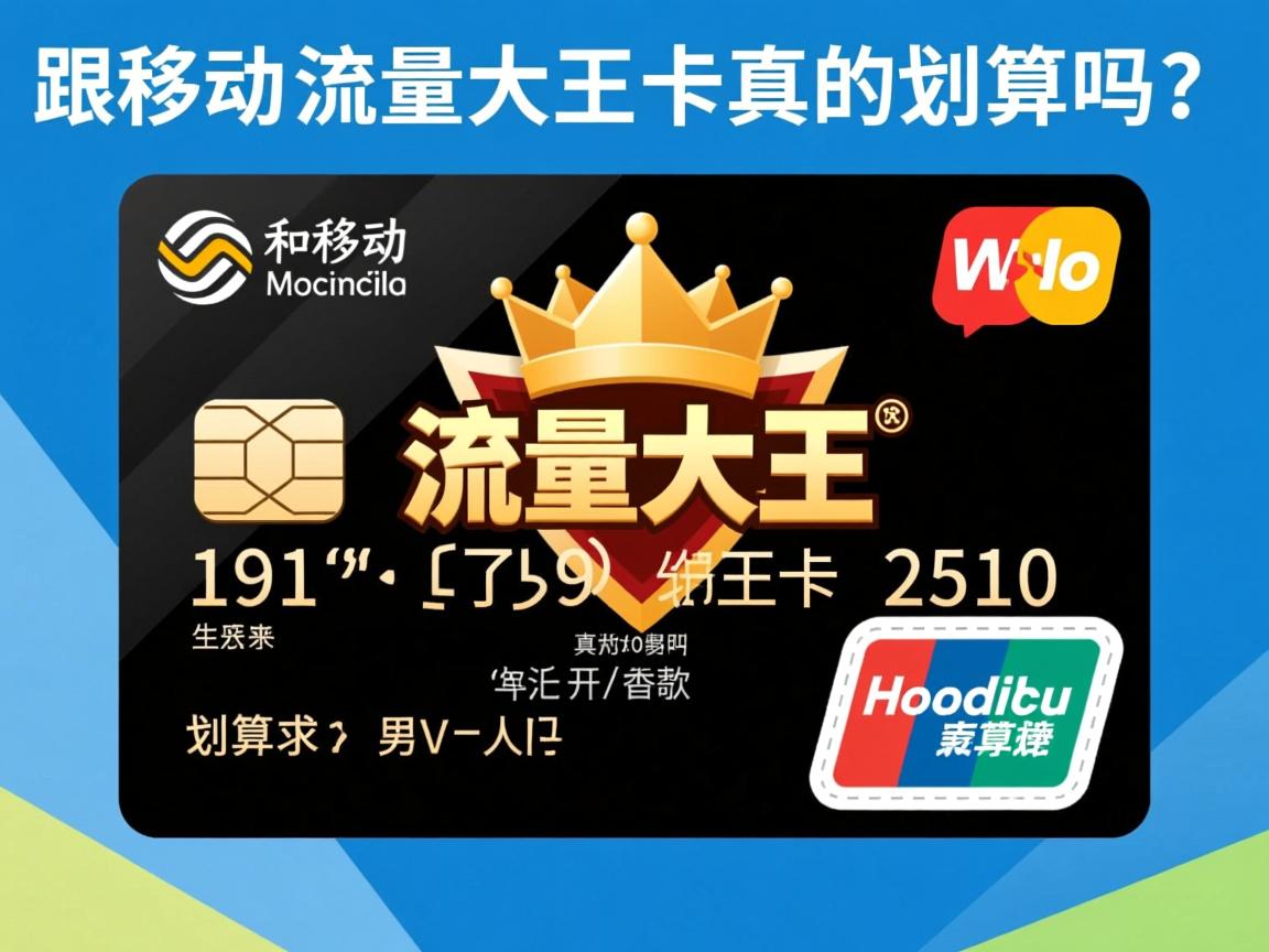 移动流量大王卡真的划算吗？