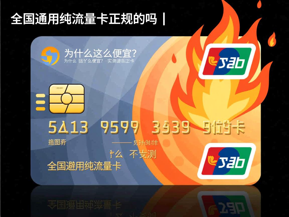 全国通用纯流量卡是正规的吗｜为什么这么便宜？实测避坑指南🔥