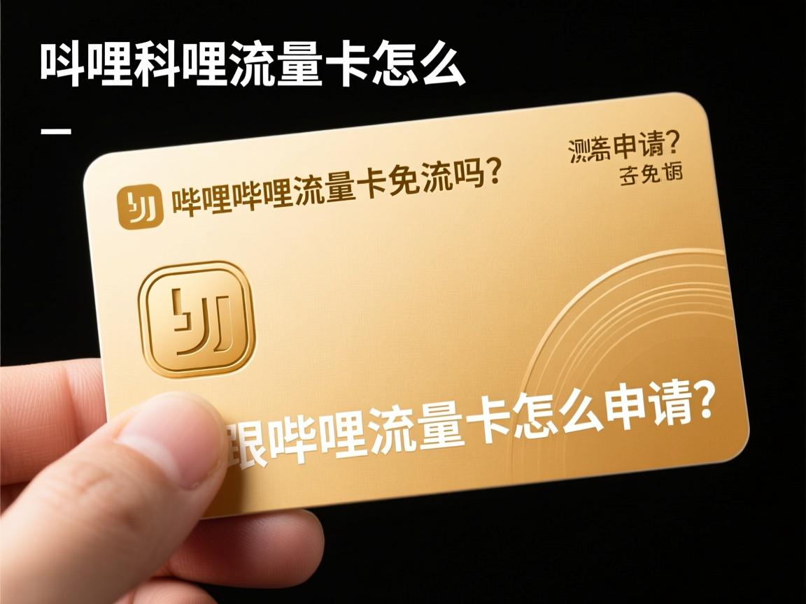哔哩哔哩流量卡怎么申请？_哔哩哔哩流量卡免流吗？实测老用户告诉你办理方法与免流真相
