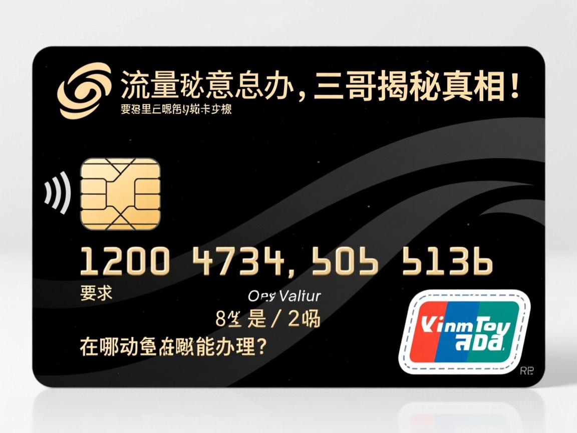 移动黑色流量卡是什么意思，是正规的吗？在哪里能办理，三哥揭秘真相！