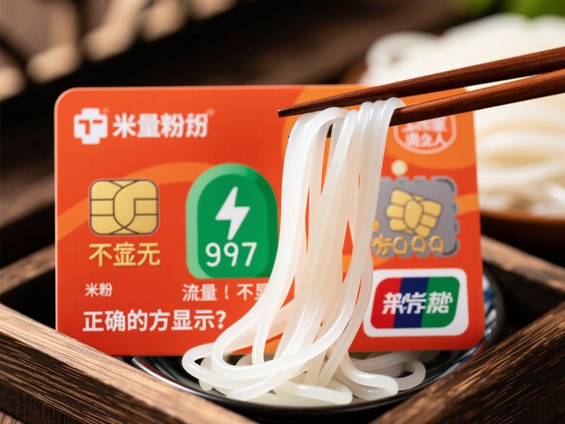 米粉卡流量不显示，正确的查询方法是什么？