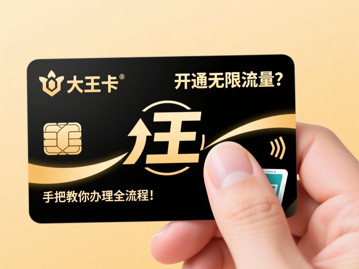 大王卡怎么开通无限流量？手把手教你办理全流程！