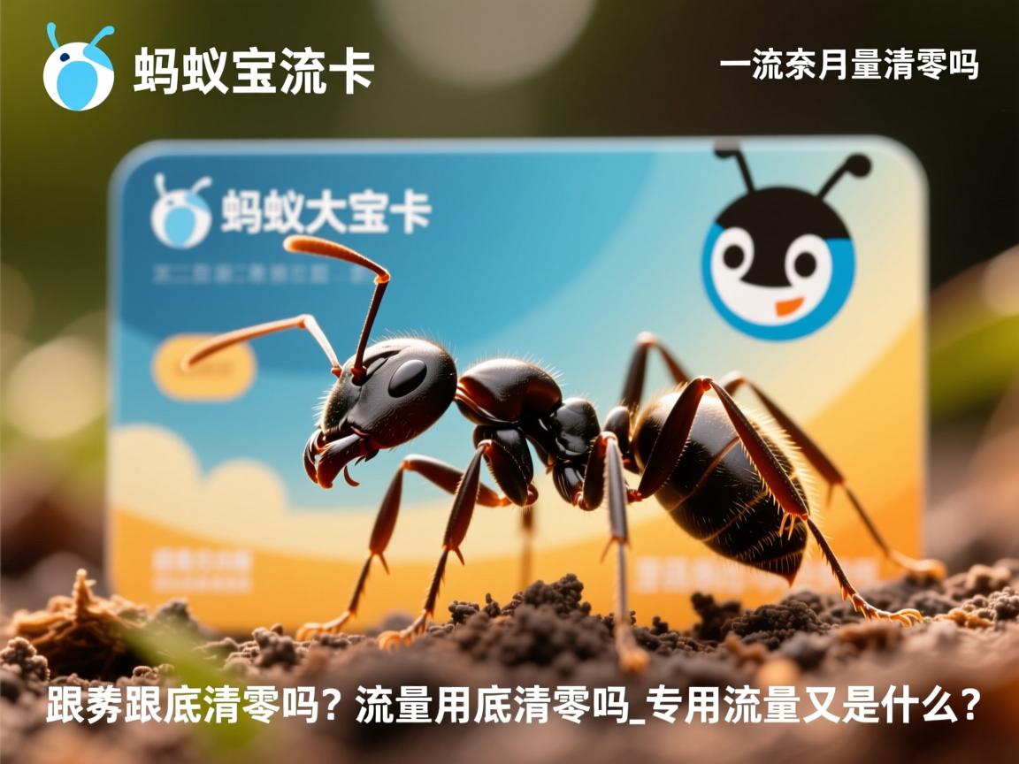 蚂蚁大宝卡流量清零吗？流量月底清零吗_专用流量又是什么？