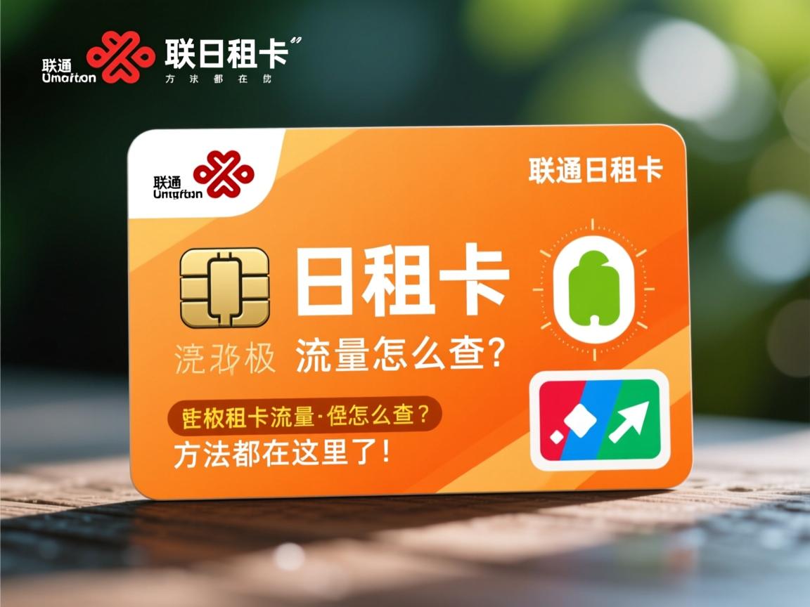 联通日租卡流量怎么查？方法都在这里了！