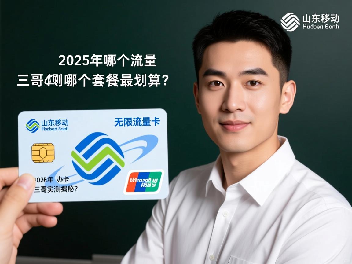 山东移动无限流量卡怎么办理，2025年哪个套餐最划算？三哥实测揭秘