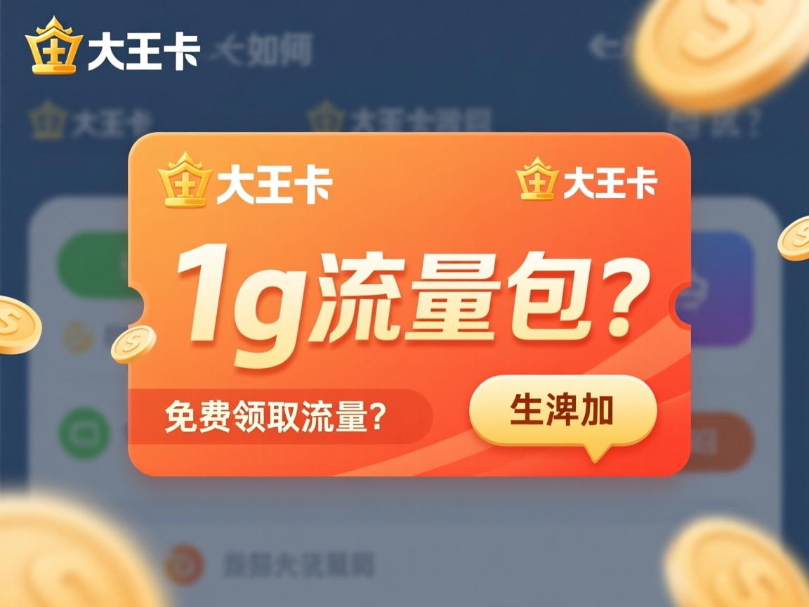 大王卡怎么领取1g流量包？_大王卡免费领取1g流量？