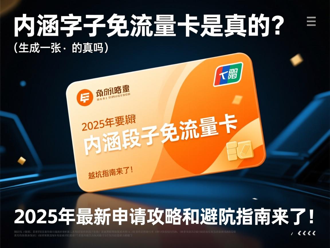 内涵段子免流量卡是真的吗，2025年最新申请攻略和避坑指南来了！