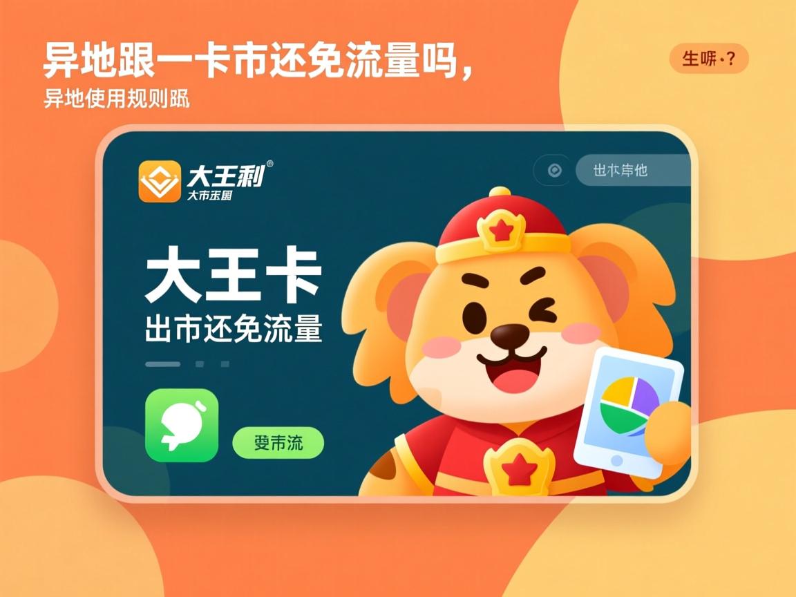 大王卡出市还免流量吗，异地使用规则是什么，具体免流应用有哪些？