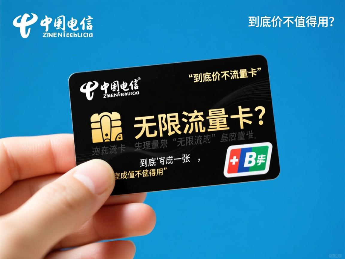 现在办理的电信“无限流量卡”，到底值不值得用？