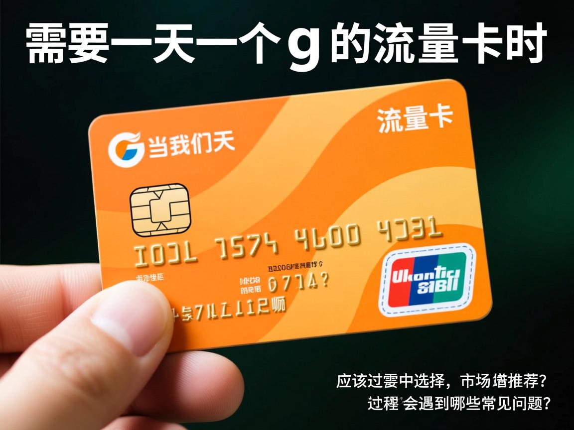 当我们需要一天一个g的流量卡时，应该从哪些方面考虑选择？市面上有哪些靠谱的推荐？办理过程中会遇到哪些常见问题？