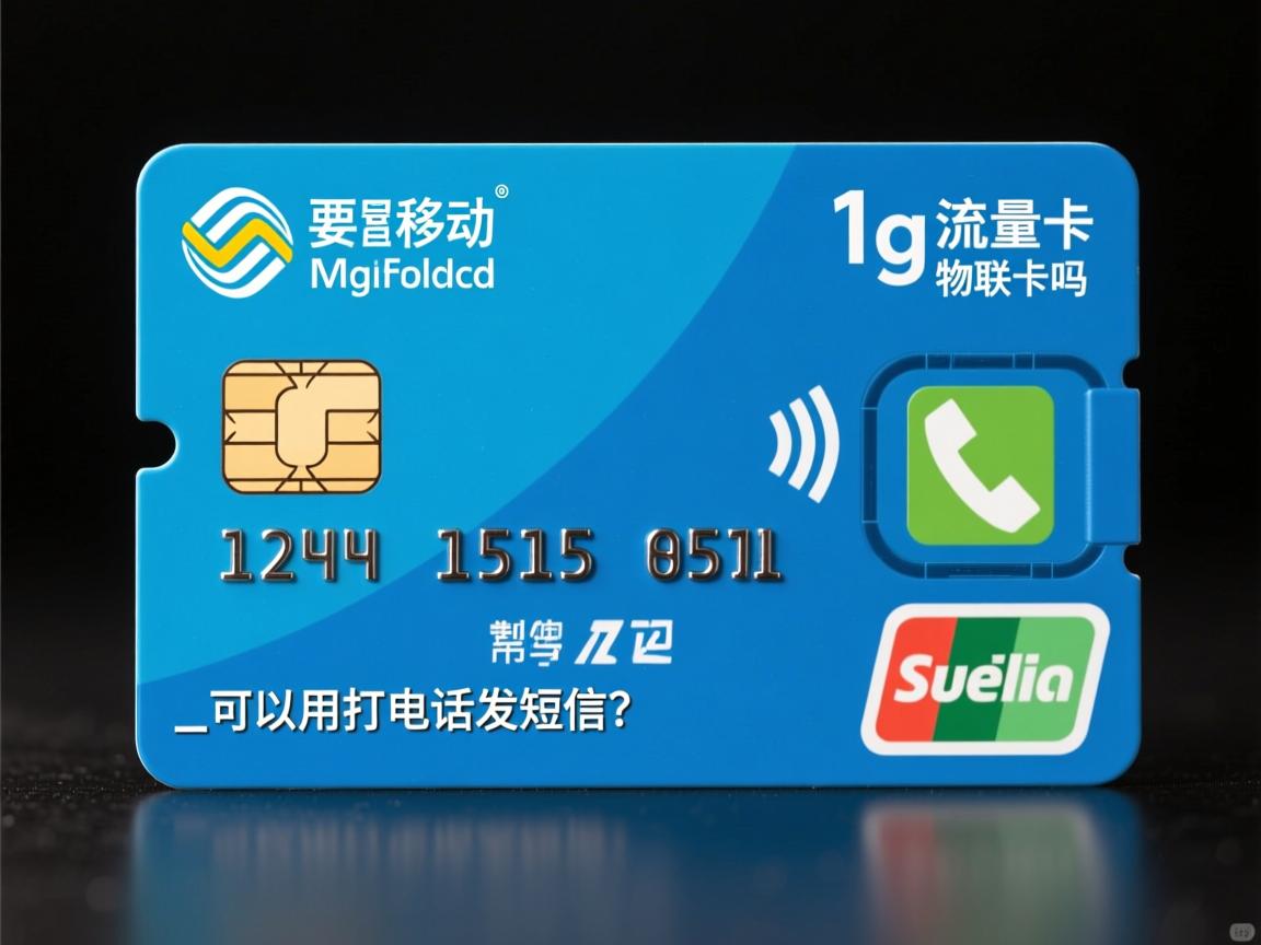 移动1g流量卡是物联卡吗_它可以用来打电话发短信吗？