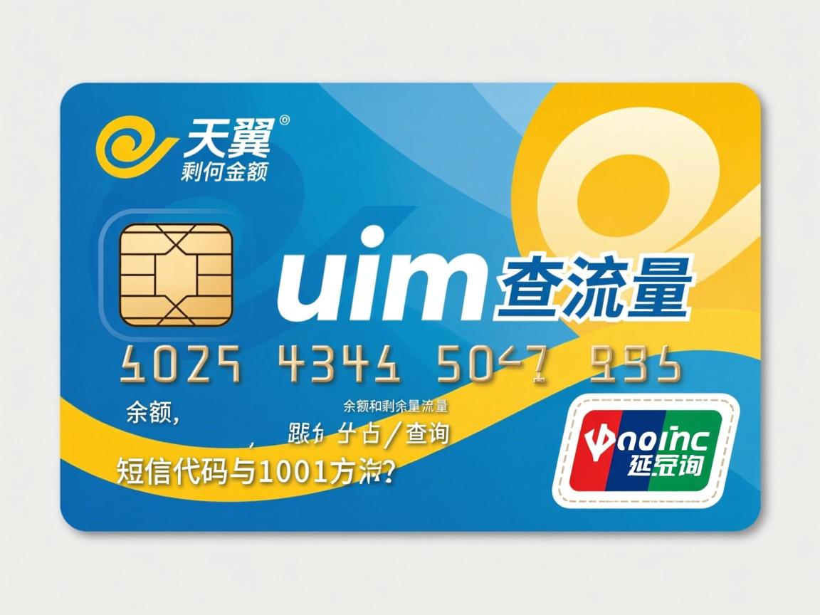 天翼uim卡怎么查流量，余额和剩余流量如何查询，短信代码与10001方法是什么？
