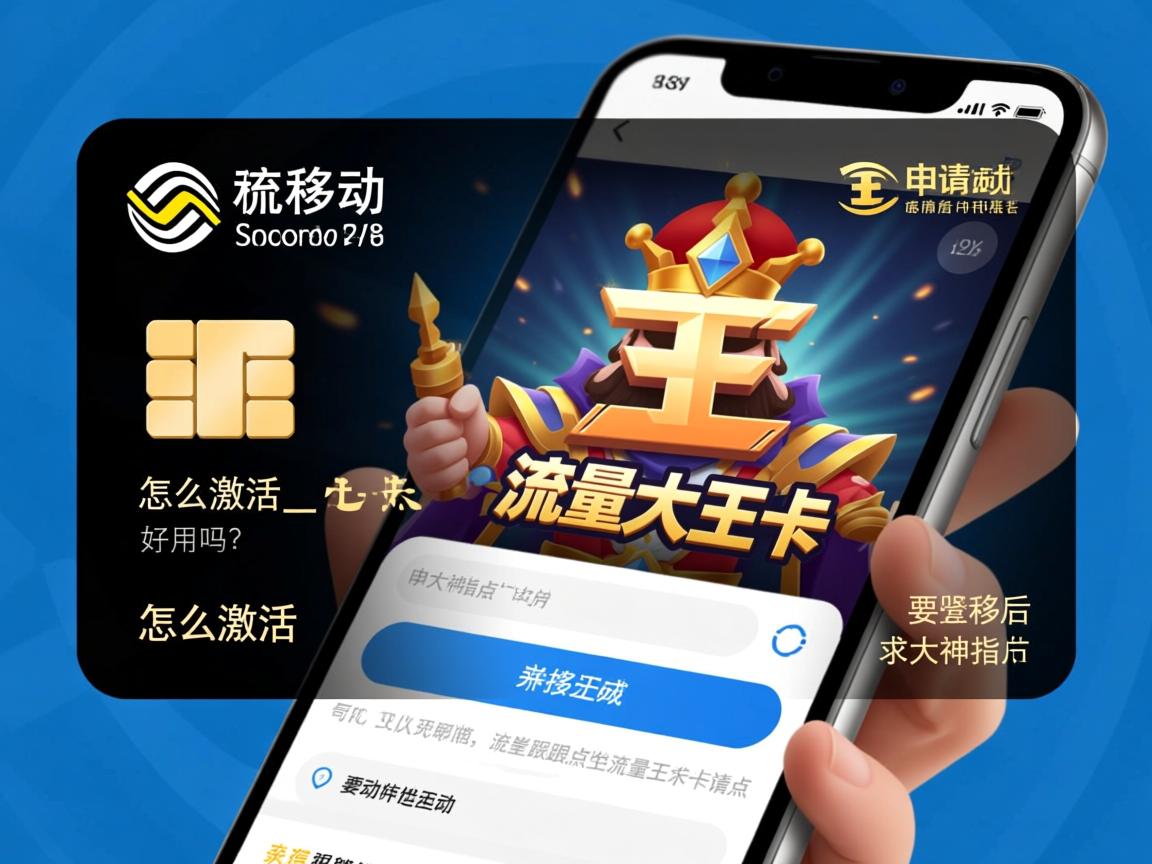 移动流量大王卡申请后，怎么激活_好用吗？求大神指点