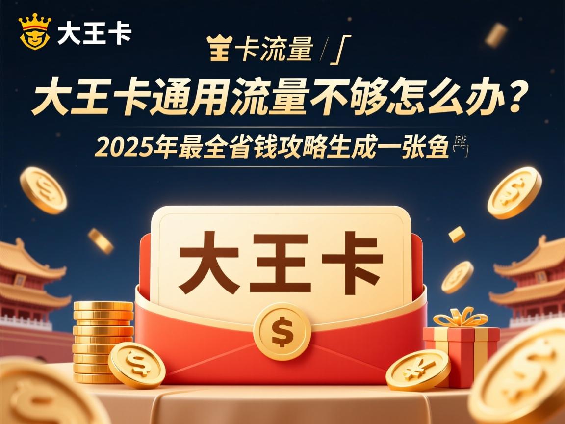 大王卡订流量_大王卡通用流量不够怎么办？2025年最全省钱攻略