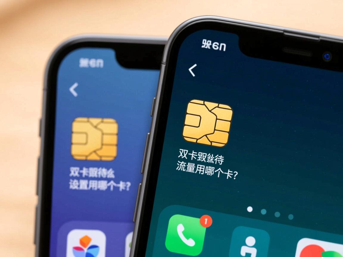 双卡双待怎么设置流量用哪个卡？