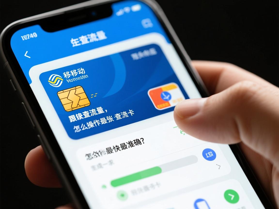 移动卡查流量，怎么操作最快最准确？